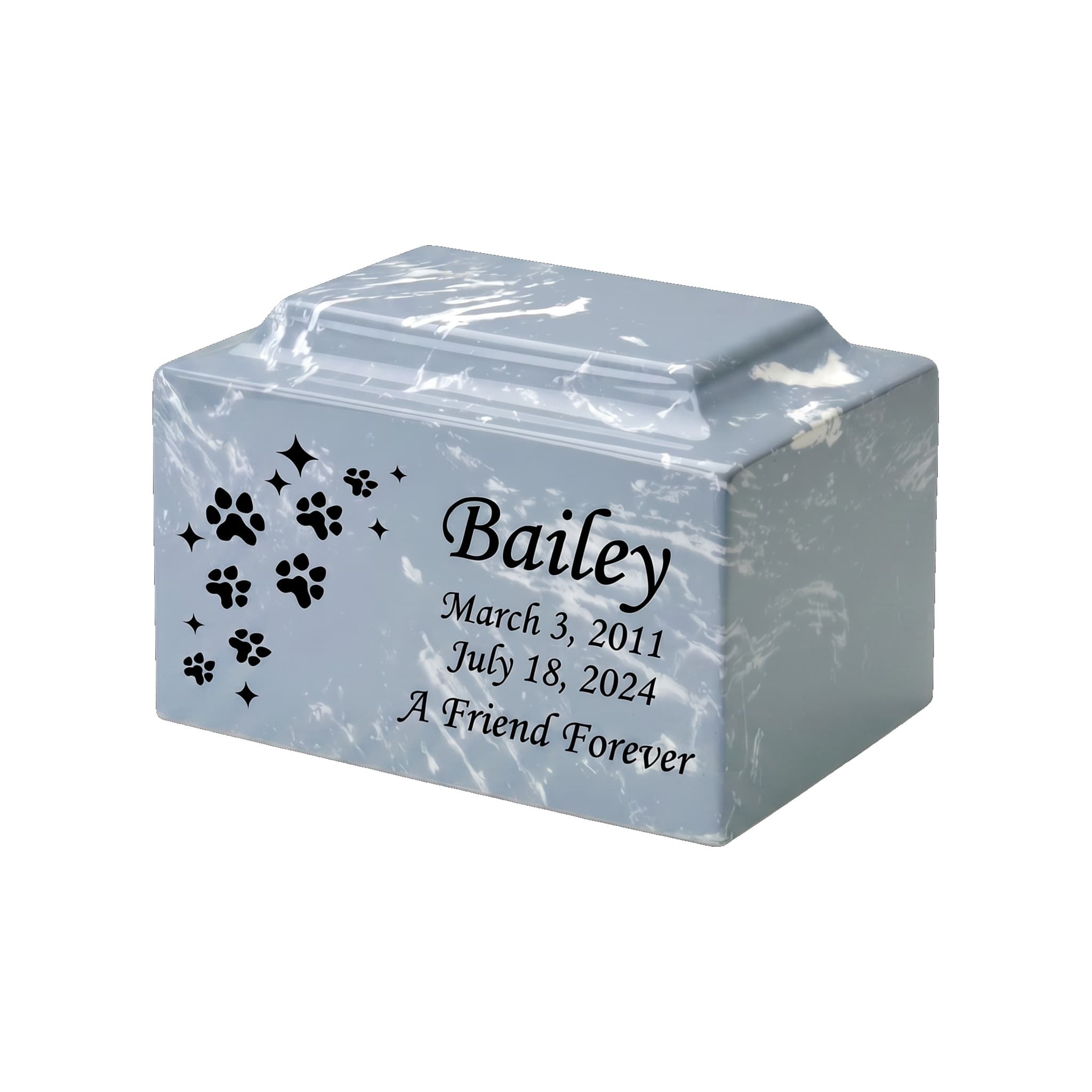 Dove Grey Vault Urn